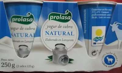 Yogur natural de cabra Prolasa 250 g (2x125g), code 8436548520076