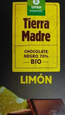 Chocolate negro 70% con limón intermon oxfam , code 8436568454016