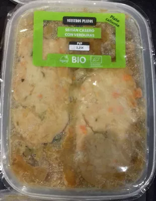 Seitan casero con verduras Biomenú 250 g, code 8436570252099