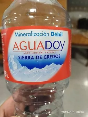Agua mineral natural Aguadoy , code 8437003011504