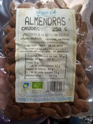 Almendras crudas Biogredos , code 8437003535567