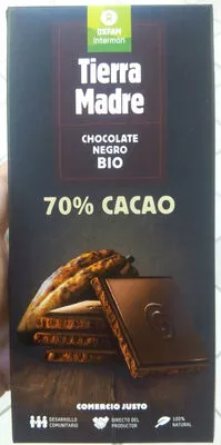 Tierra madre chocolate ecológico negro cacao Intermón Oxfam 100 g, code 8437007611496
