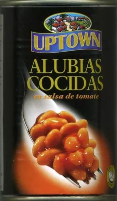 Alubias cocidas en salsa de tomate Uptown 420 g (neto), 425 ml, code 8437010131004