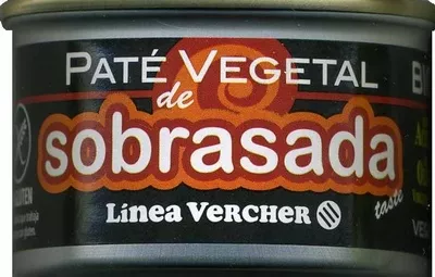 Paté vegetal de sobrasada Línea Vercher 125 g, code 8437011104106