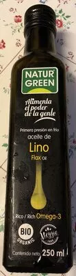 Aceite de lino NaturGreen 250 ml, code 8437011502209
