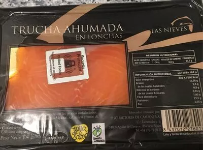 Trucha ahumada en lochas  , code 8437012276017