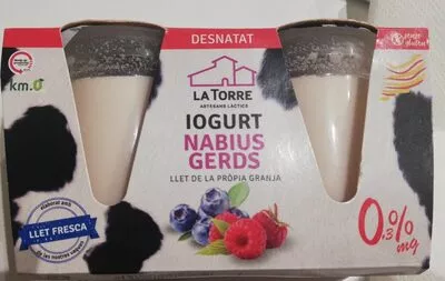 iogurt nabius gerds La Torre 250 g (2x125g), code 8437013814997