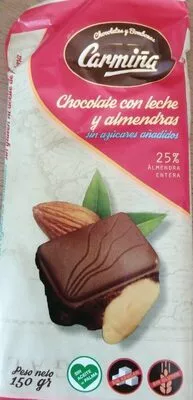 Chocolate con leche y almendras Carmiña , code 8437014721997
