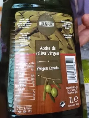 Aceite de oliva virgen Hacendado , code 8480000047519