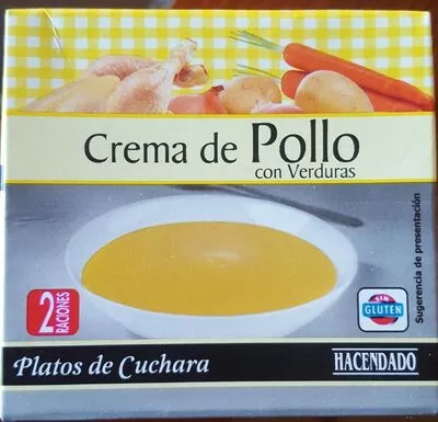 Crema De Pollo Con Verduras Hacendado , code 8480000086556