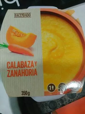 Crema de calabaza y zanahoria Hacendado 350 g, code 8480000087201