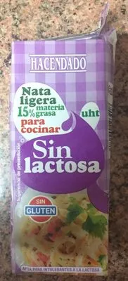Nata ligera sin lactosa Hacendado 200 g, code 8480000103208