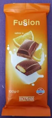 Fusion chocolate con naranja Hacendado 100 g, code 8480000124883