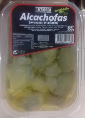 Alcachofas Hacendado 250 g, code 8480000162168