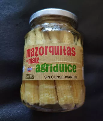 Mazorquitas de maíz agridulce Hacendado 350 g, code 8480000167576