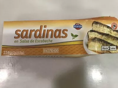 Sardina en salsa de escabeche Hacendado 234 gramos, code 8480000182265