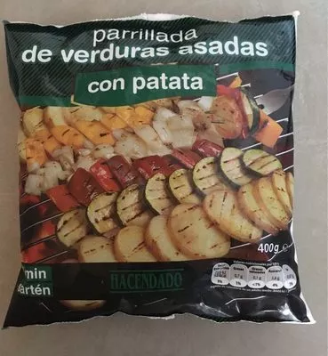 Parrillada de verduras asadas con patata Hacendado 400 g, code 8480000610348