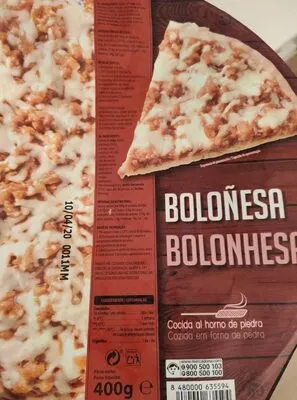 Pizza boloñesa Hacendado 400 g, code 8480000635594