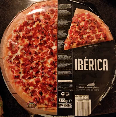 Pizza ibérica Hacendado 380g, code 8480000635860