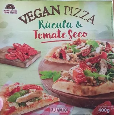 Vegan Pizza rúcula y tomate seco Hacendado 400 g, code 8480000636492