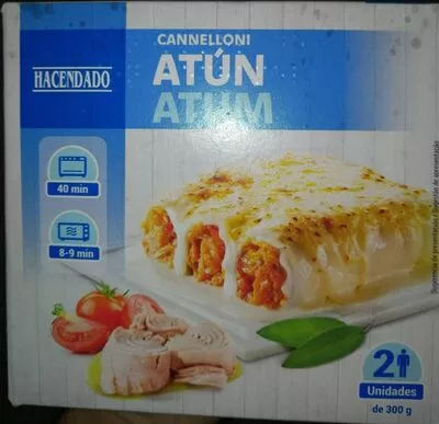Cannelloni atún Hacendado , code 8480000637178