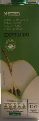 Zumo de manzana exprimido Eroski , code 8480010033892