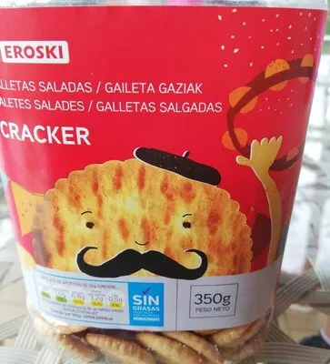 Cracker de galletas saladas Eroski , code 8480010050813