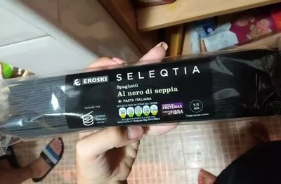 Seleqtia - Spaghetti al nero di seppia Eroski 250 g, code 8480010125276