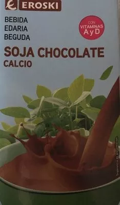 Soja chocolate Eroski , code 8480010166323