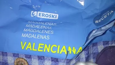 Magdalenas valencianas Eroski 350g, code 8480010171006