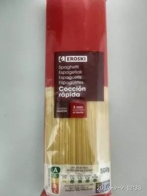 Spaguetti cocción rápida Eroski , code 8480010180541