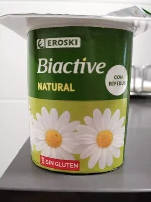 Yogur natural Biactive Eroski , code 8480010187403