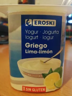 Yogur Griego Lima-limón Eroski , code 8480010195620