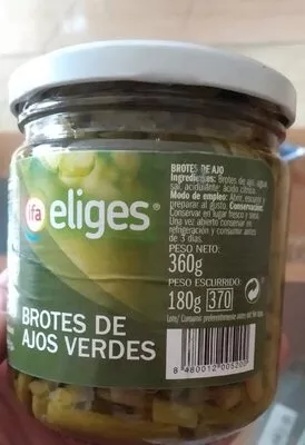 BROTES de ajos verdes Eliges 360 g, code 8480012005200