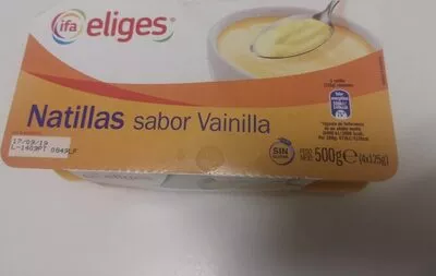Natillas sabor vainilla Eliges 500 g, code 8480012020524