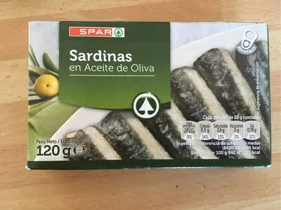 Sardinas en aceite de oliva Spar 120 g, code 8480013035008