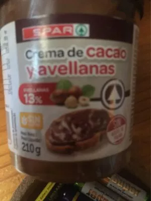 Crema de cacao y avellana Spar , code 8480013150244