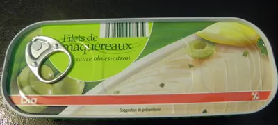 Filets de maquereaux (sauce olives-citron) Dia 169 g, 180 ml, code 8480017027535