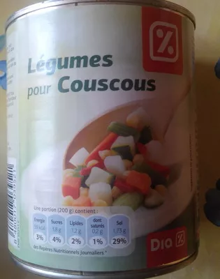 Légumes pour couscous Dia 800 g, code 8480017039521