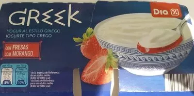 Yogur al estilo griego con fresas Dia 500 g (4x125g), code 8480017056559