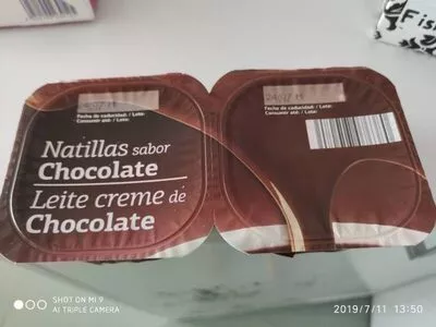 Natillas sabor chocolate Dia 6 x 125 g, code 8480017076380