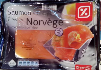 Saumon atlantique élevé en Norvège  4-6 tranches Dia 150 g, code 8480017096678