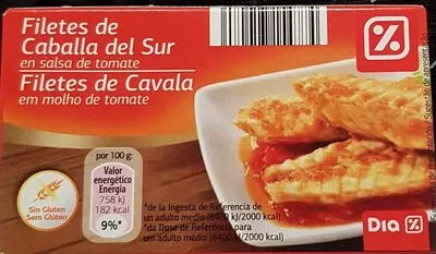 Filetes de Caballa del Sur en salsa de tomate  , code 8480017154774