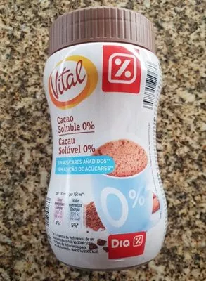 Vital - Cacao soluble 0% Dia 325 g, code 8480017168856