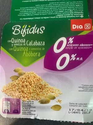 Bifidus con quinoa y semillas de calabaza Dia 125 g, code 8480017207654