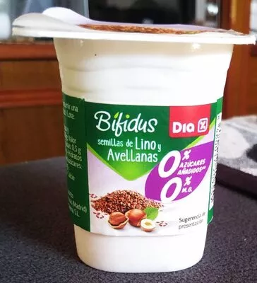 Yogur bifidus con semillas de lino y avellanas Dia 4 x 125 g, code 8480017209559