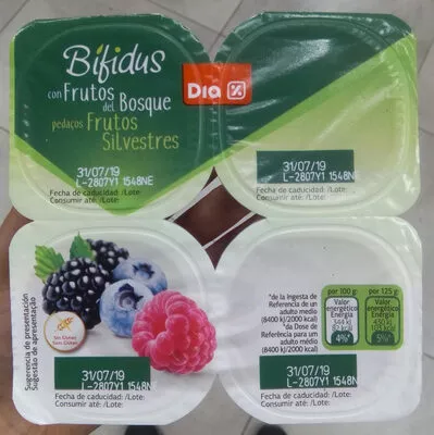 Yogur bifidus frutos del bosque Dia 500 g, code 8480017236722