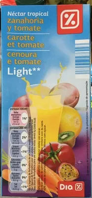 Nectar tropical Carotte et Tomate Light Dia 1 l, code 8480017276223