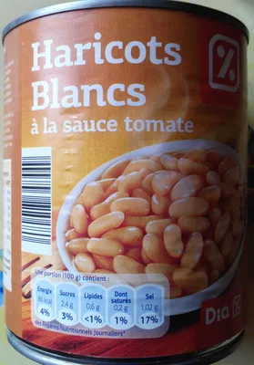 Haricots blancs à la sauce tomate Dia 800 g, code 8480017348449