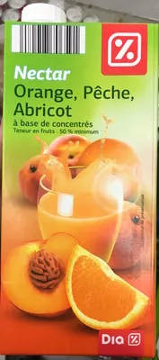 Nectar Orange, Pêche, Abricot Dia 1 l, code 8480017706591